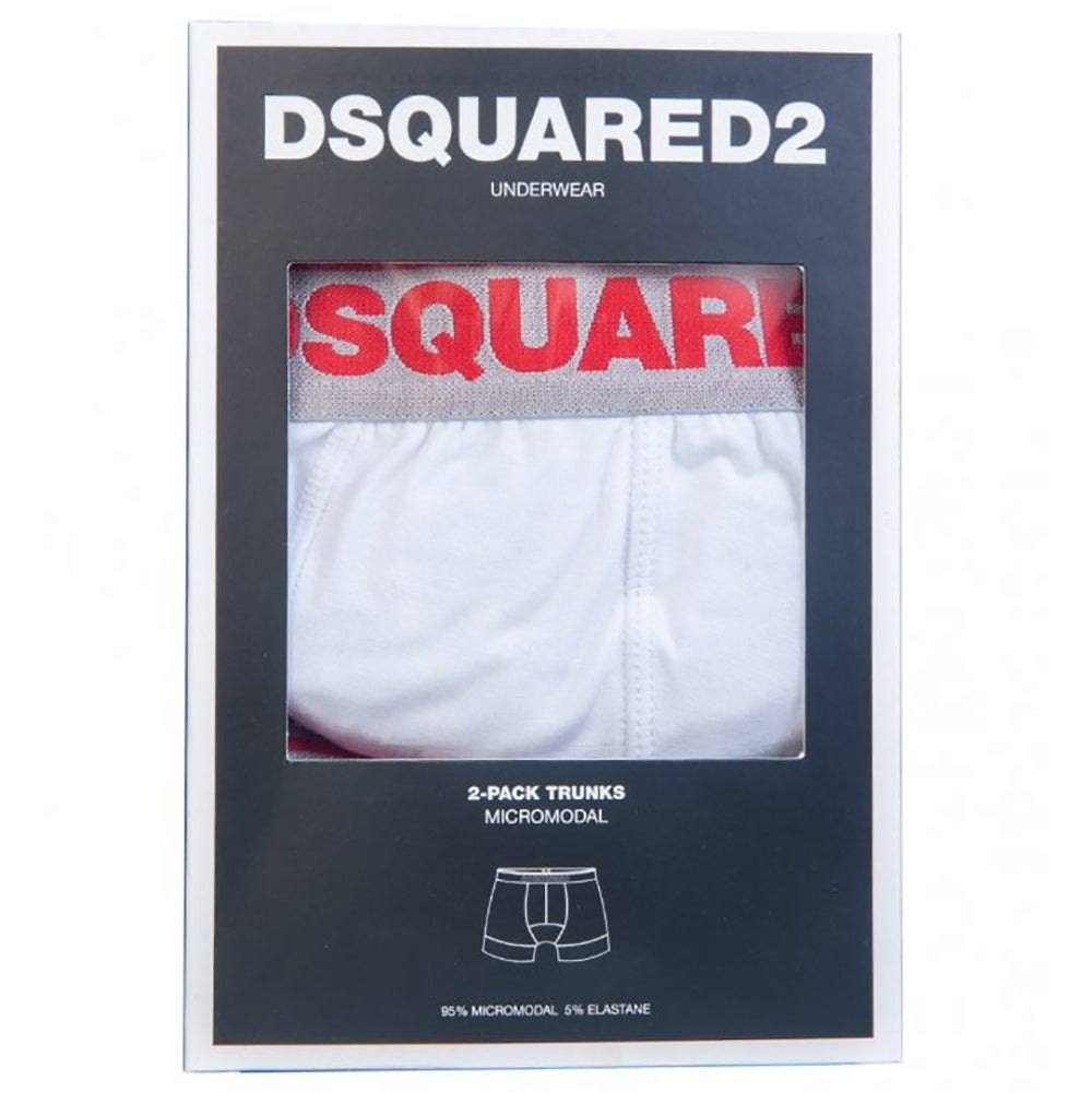 Dsquared2 Men's 2-pack Trunks White M