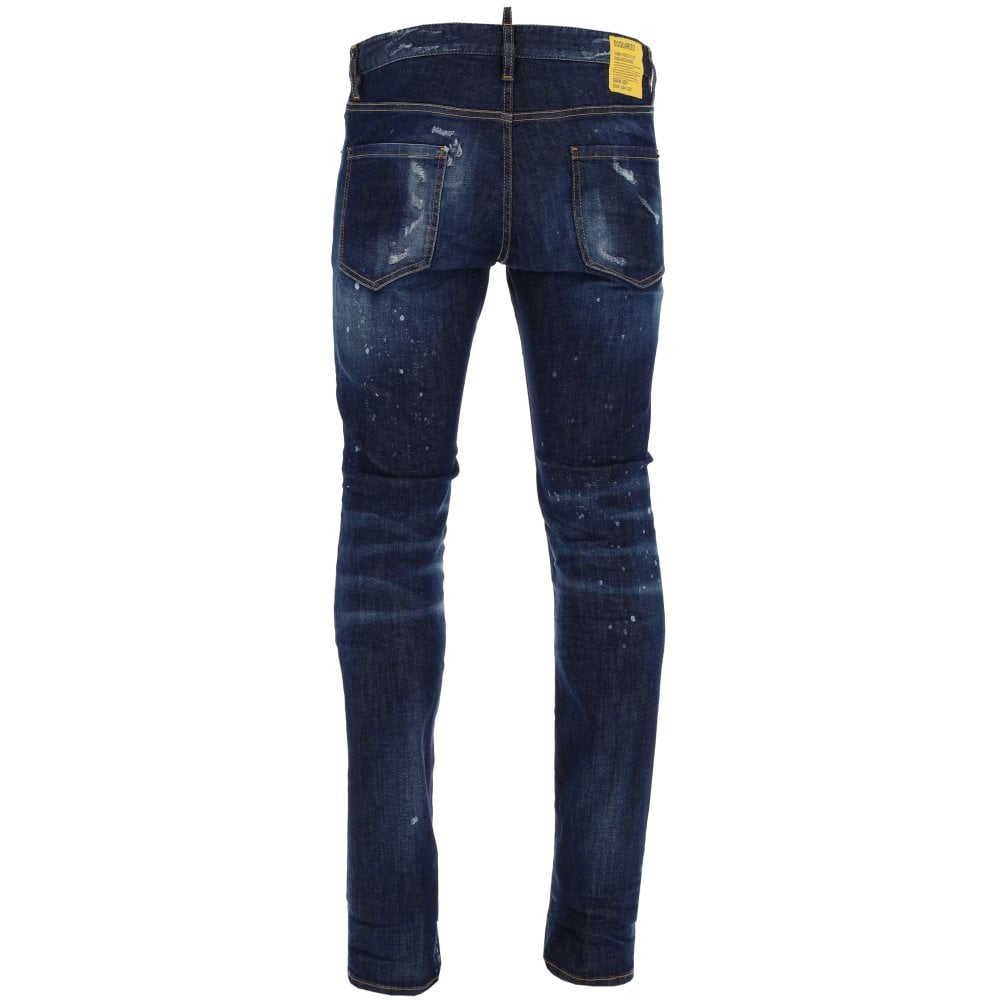 Dsquared2 Men's Ripped Cool Guy Jeans Dark Blue 38W