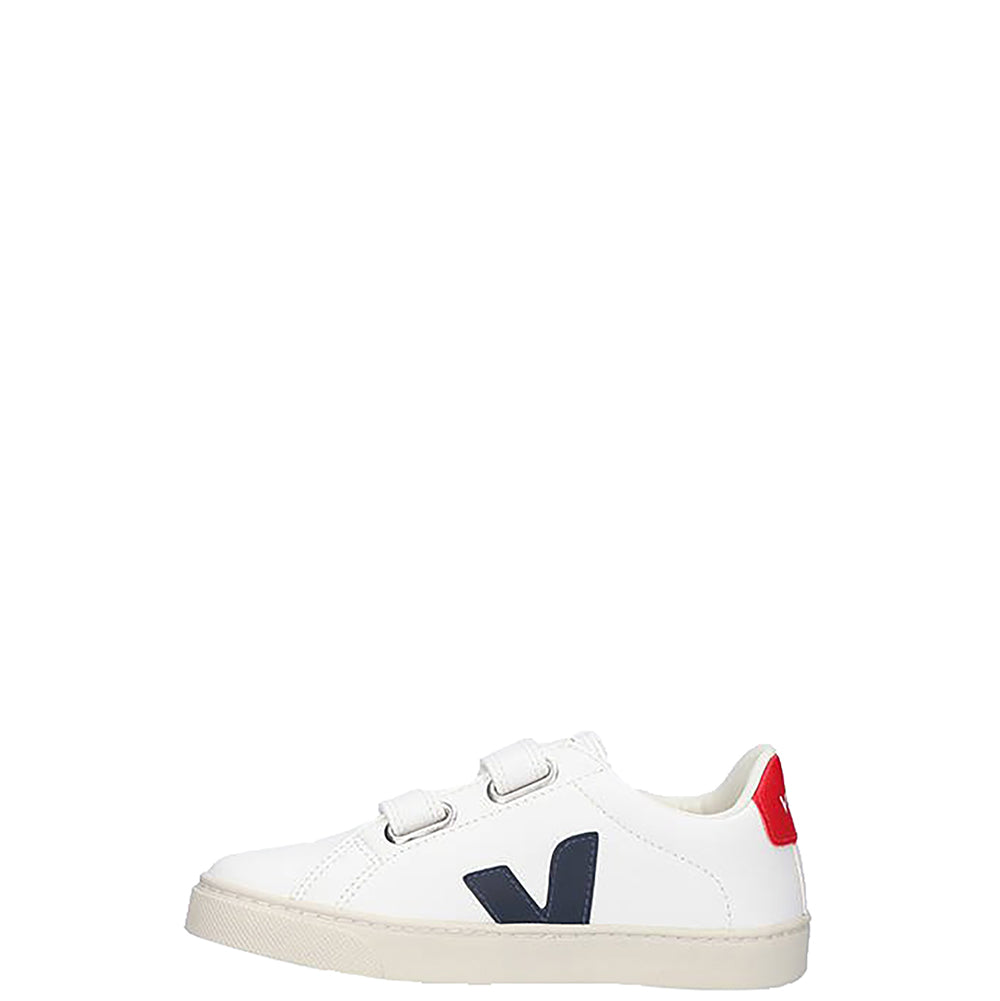 Veja Boys Esplar Velcro Trainer White 24