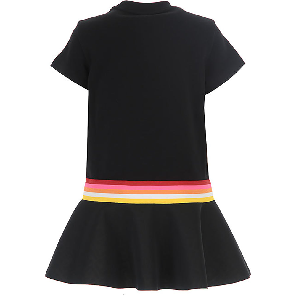 Fendi Girls Eye Skirt Dress Black 6Y