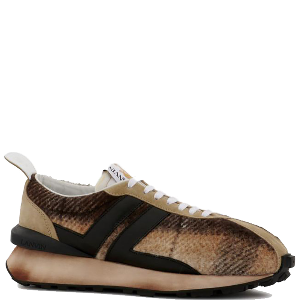 Lanvin Mens Bumper Sneakers Brown 6 2024 CooperativaShop