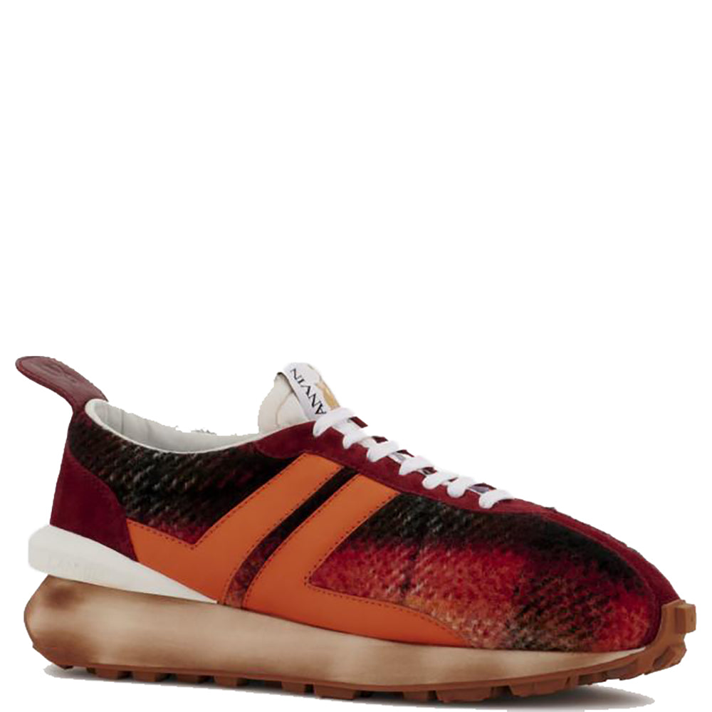 Lanvin Mens Bumper Sneakers Red - 6 RED