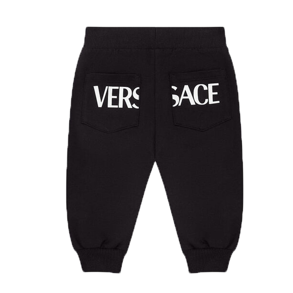 Versace - Baby Boys Black Greca Joggers 36M