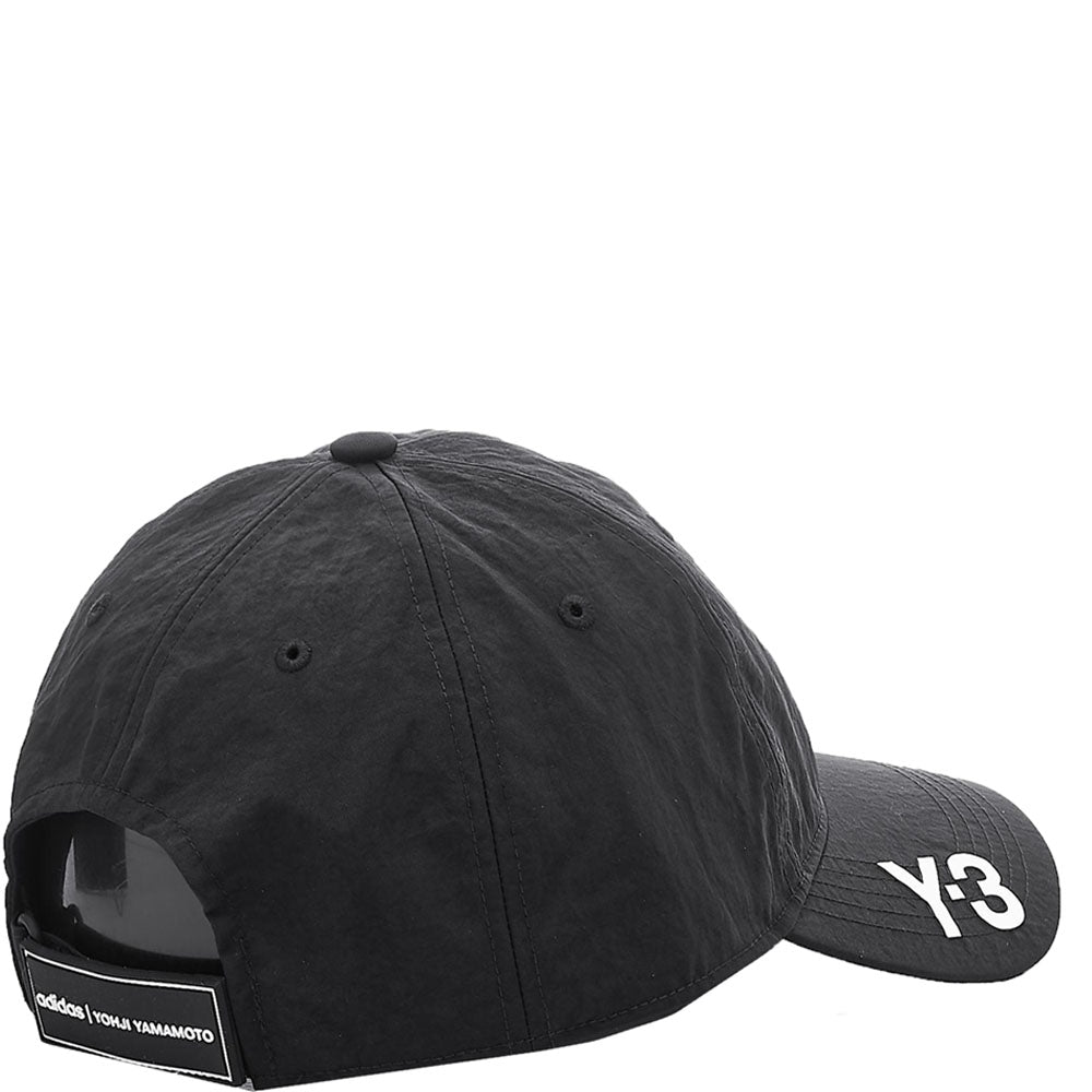 Y-3 Mens Black Cordura Cap One Size