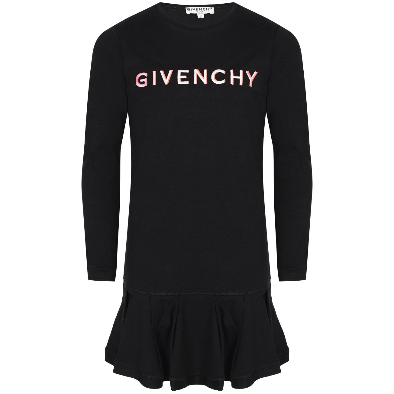Givenchy Girls Logo Sweatshirt Dress Black - 14Y BLACK