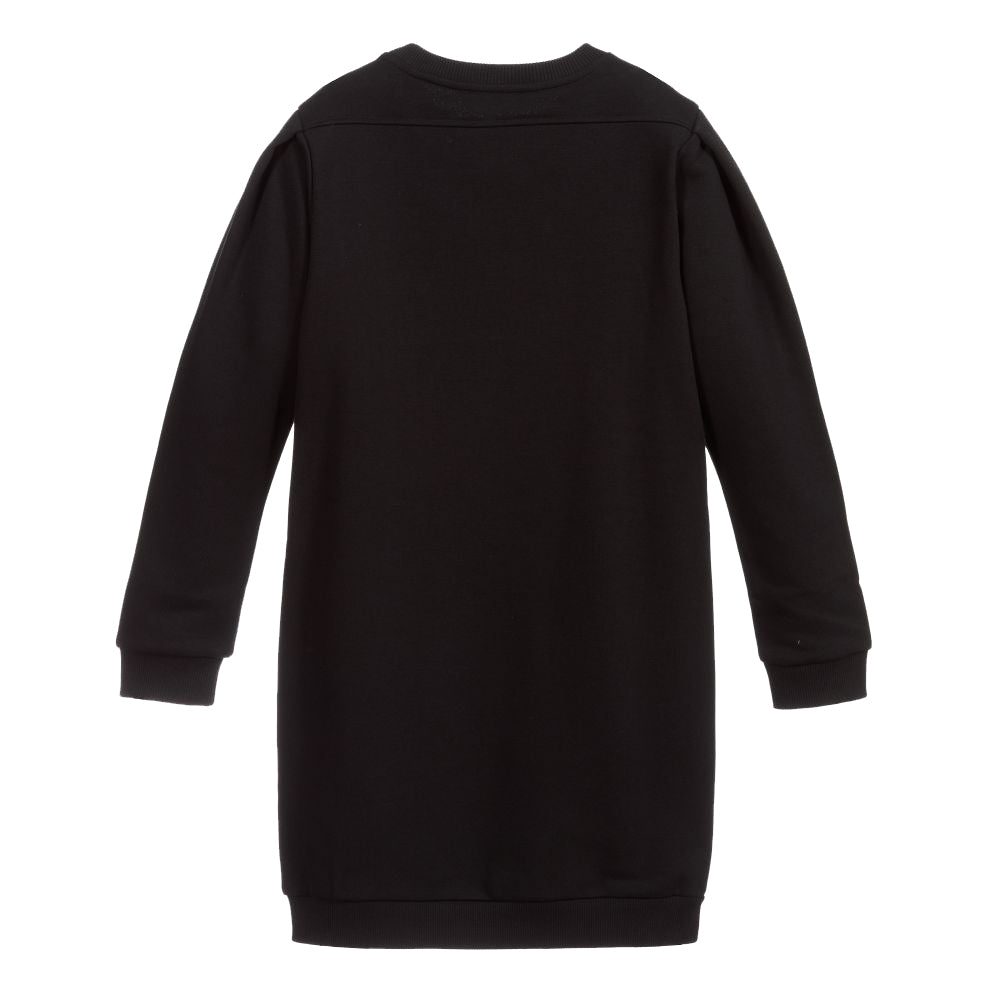Givenchy Girls Logo Sweatshirt Dress Black 8Y
