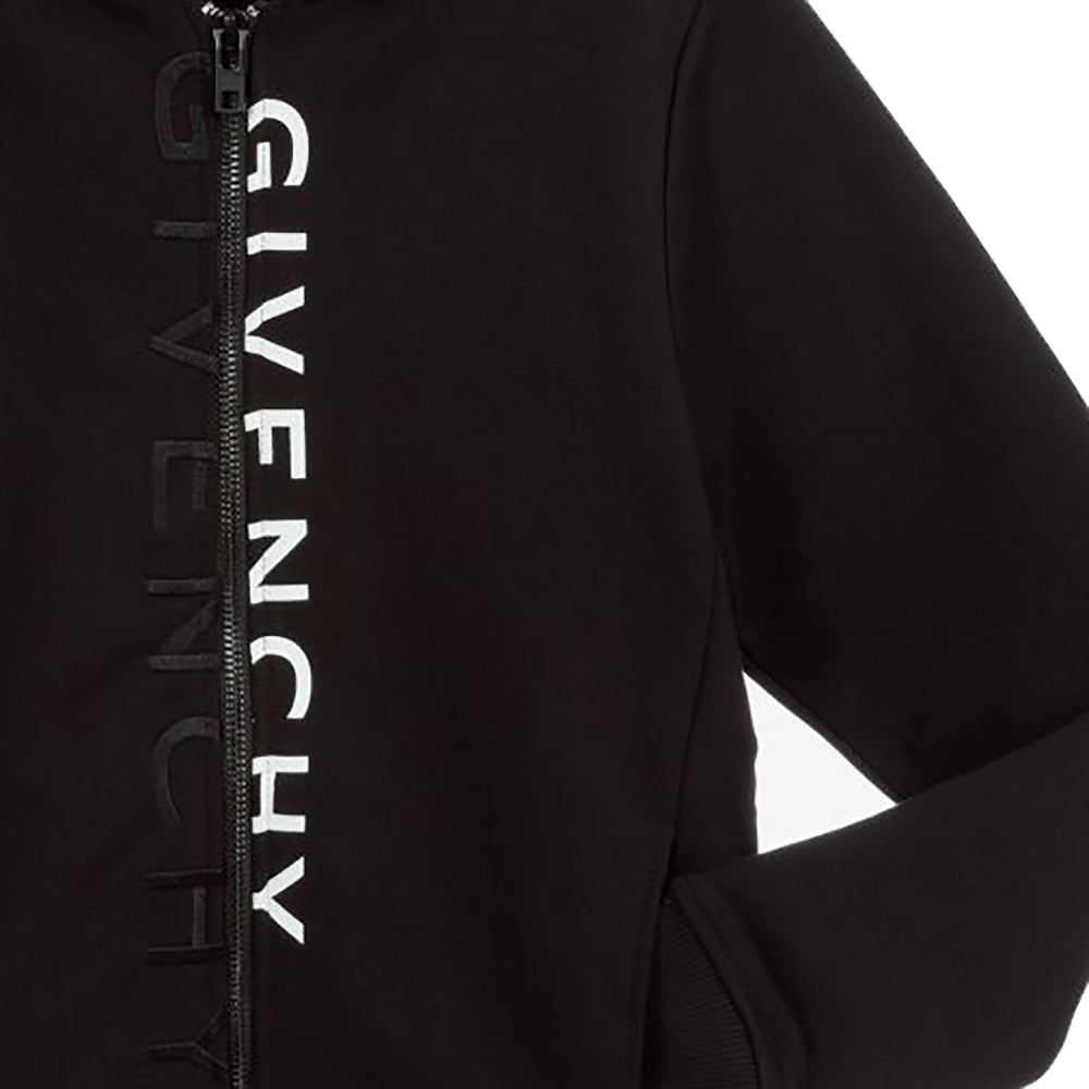 Givenchy Boys Logo Print Hoodie Black 8Y