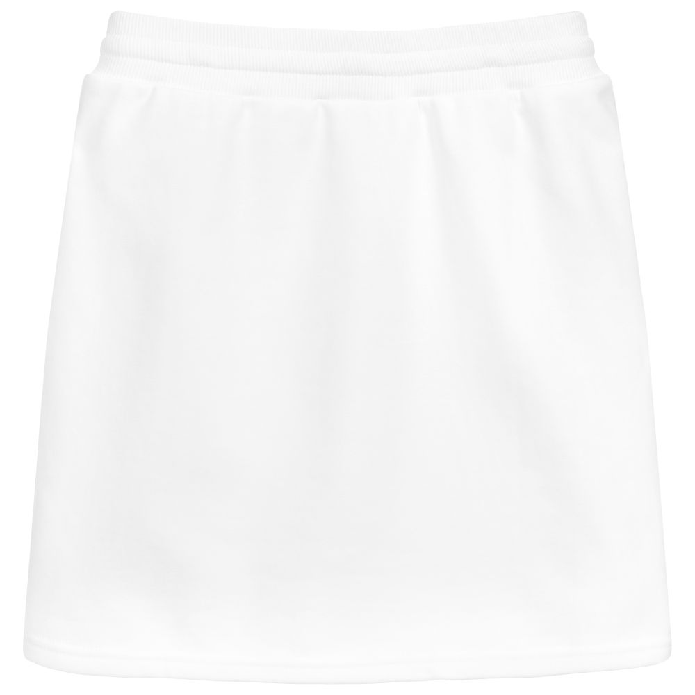 Givenchy Girls Logo Print Skirt White 6Y
