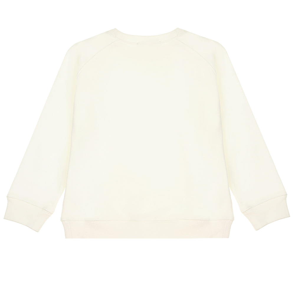 Stella Mccartney Girls Lolly Pop Sweater White 4Y