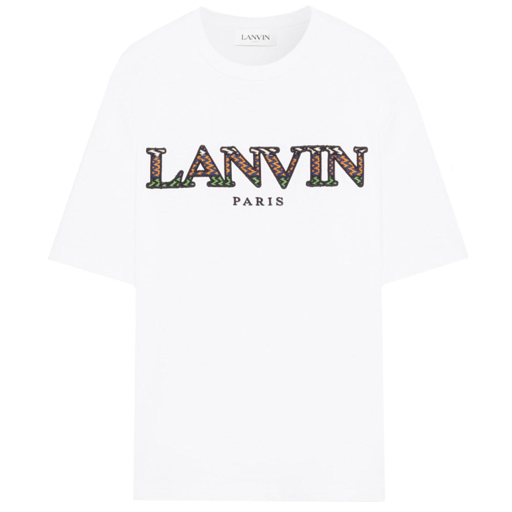 Lanvin Men's Embroidered T-shirt White - S WHITE