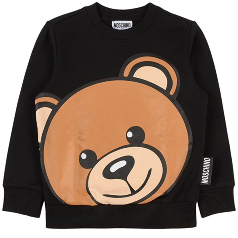 Moschino Boy's Big Bear Sweatshirt Black - 4Y Black