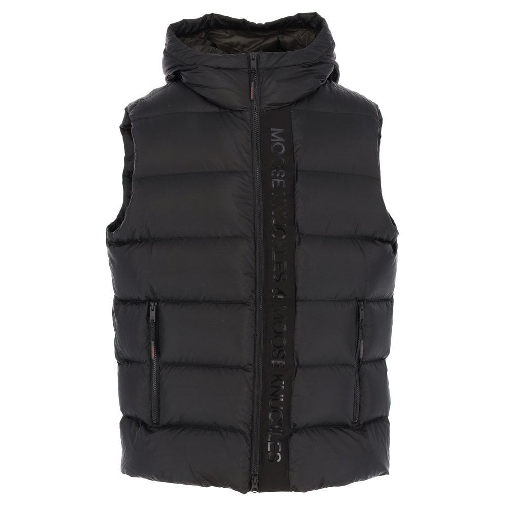 Moose Knuckle Mens Puffer Logo Gilet Black - XXL BLACK - 2023 ️ ...