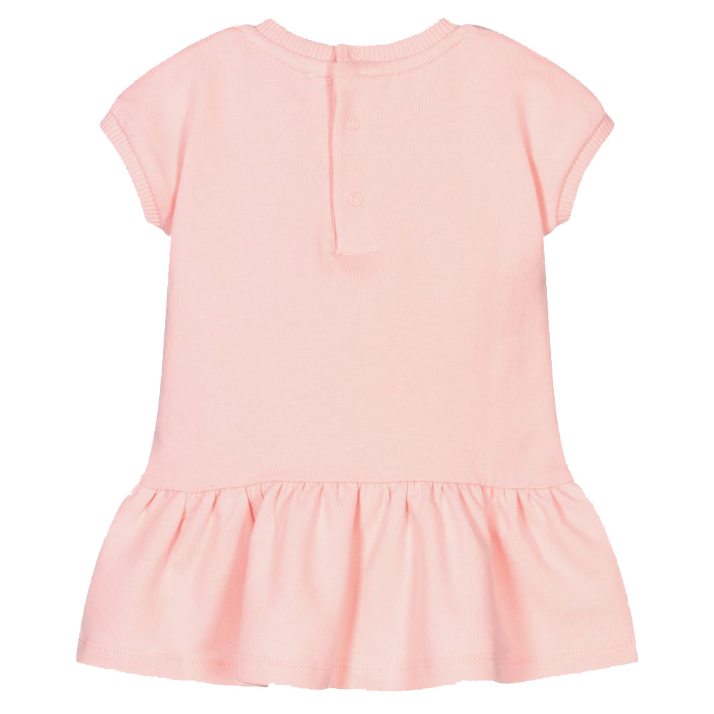 Moschino Baby Girls Rainbow Dress Pink 2Y