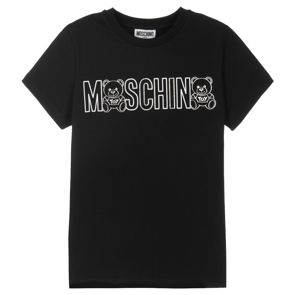 Moschino Boys Toy Bear T-shirt Black - 4Y BLACK