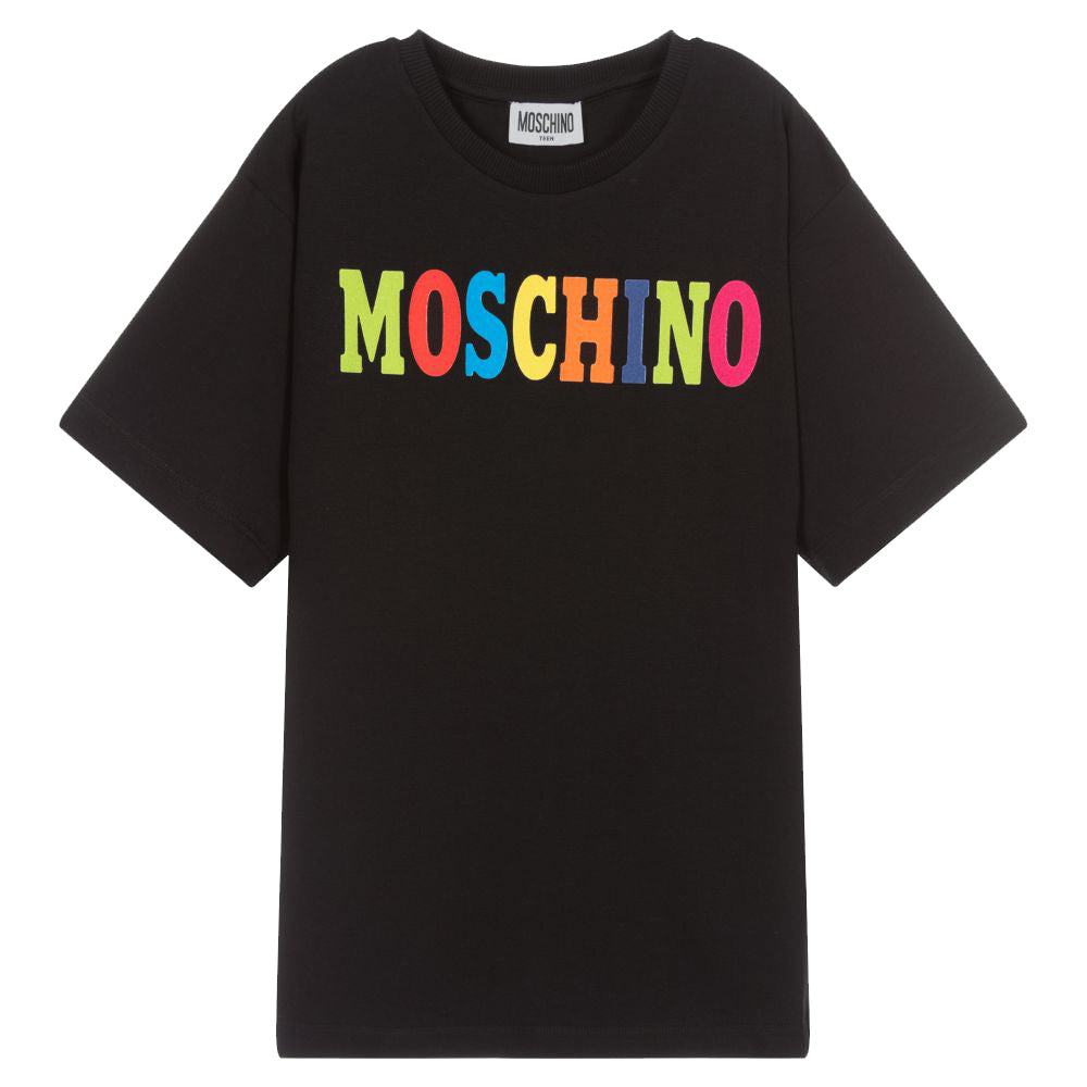 Moschino Boys Logo T-shirt Black - 4Y BLACK