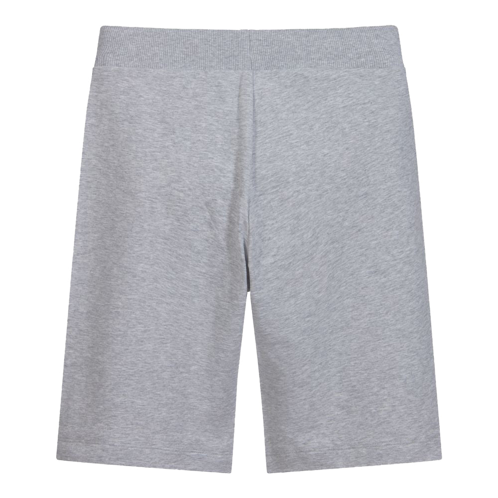 Moschino Boys Logo Cotton Shorts Grey 6Y