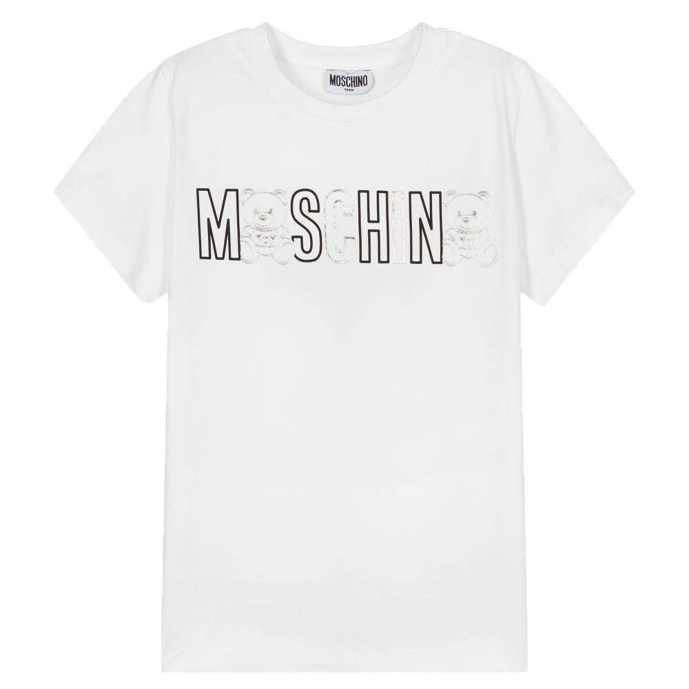 Moschino Unisex Kids Logo T-shirt White - 4Y WHITE