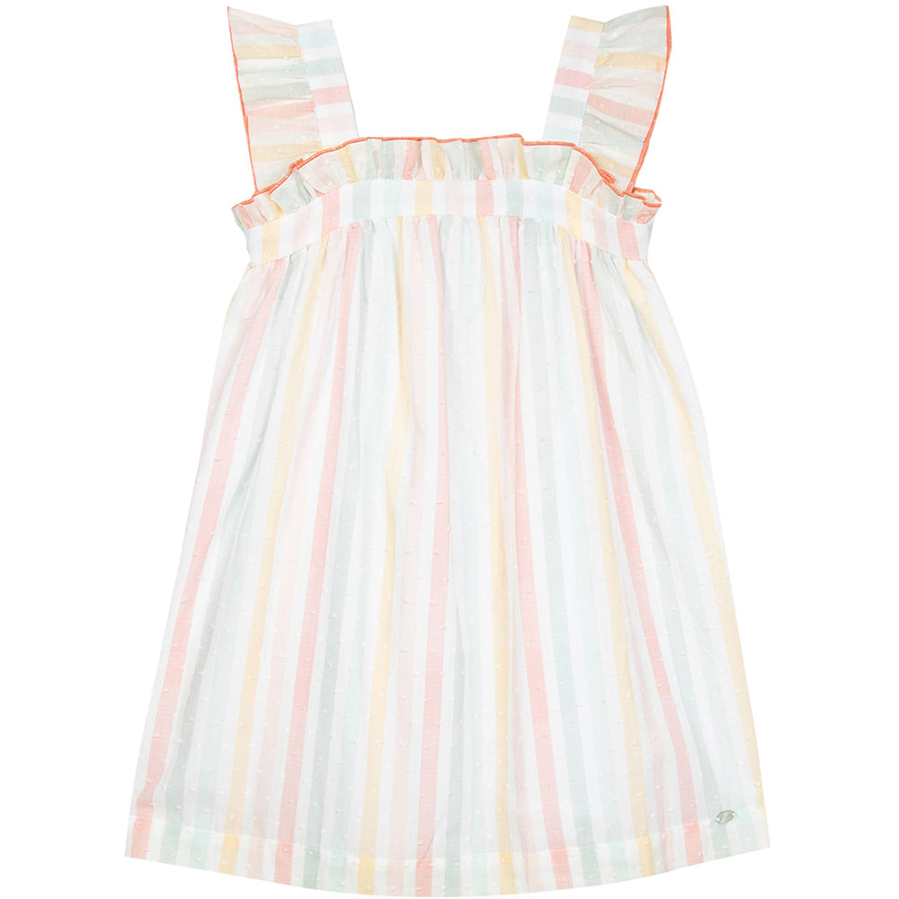 Tartine Et Chocolat Girls Dinette Party Dress Multicoloured 4Y