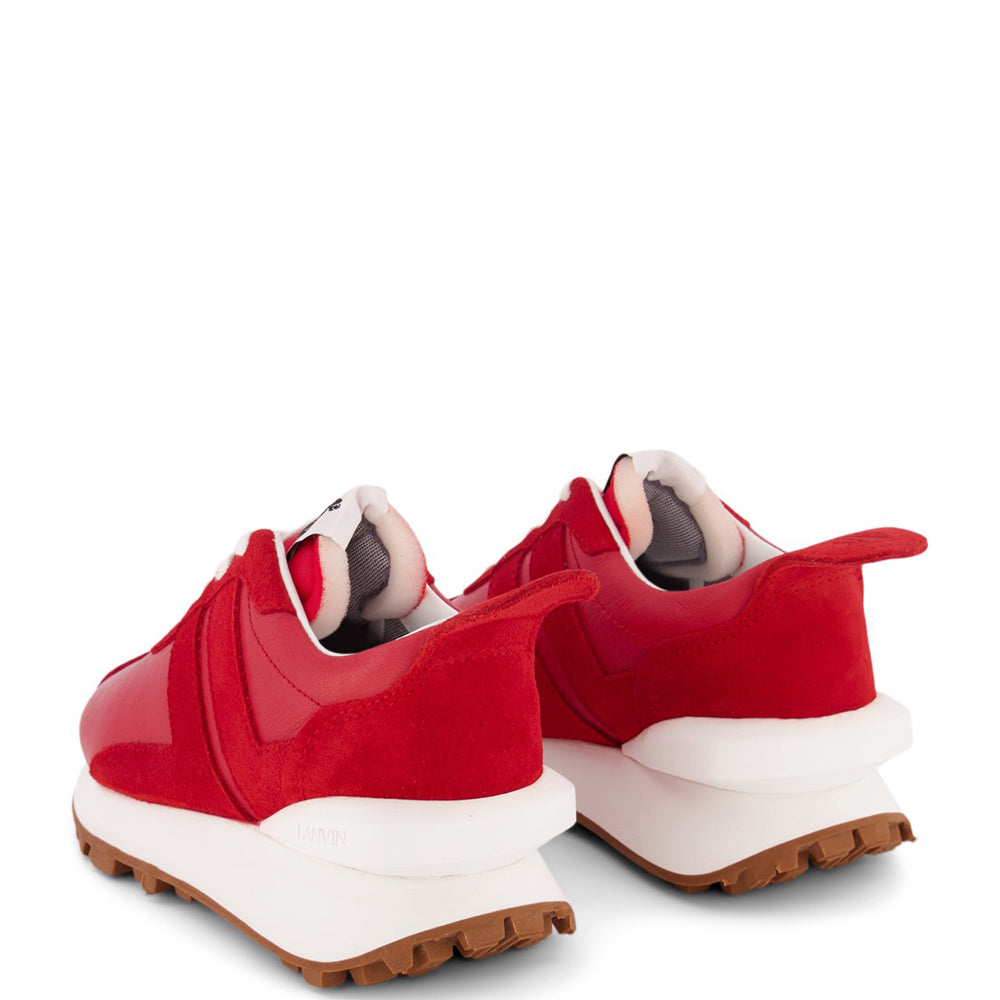 Lanvin Girls Mini Me Sneakers Red Eu37