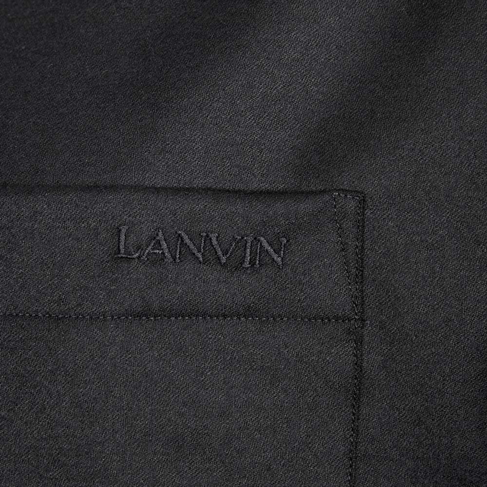 Lanvin Men's Zip Up Shirt Jacket Navy 37 S