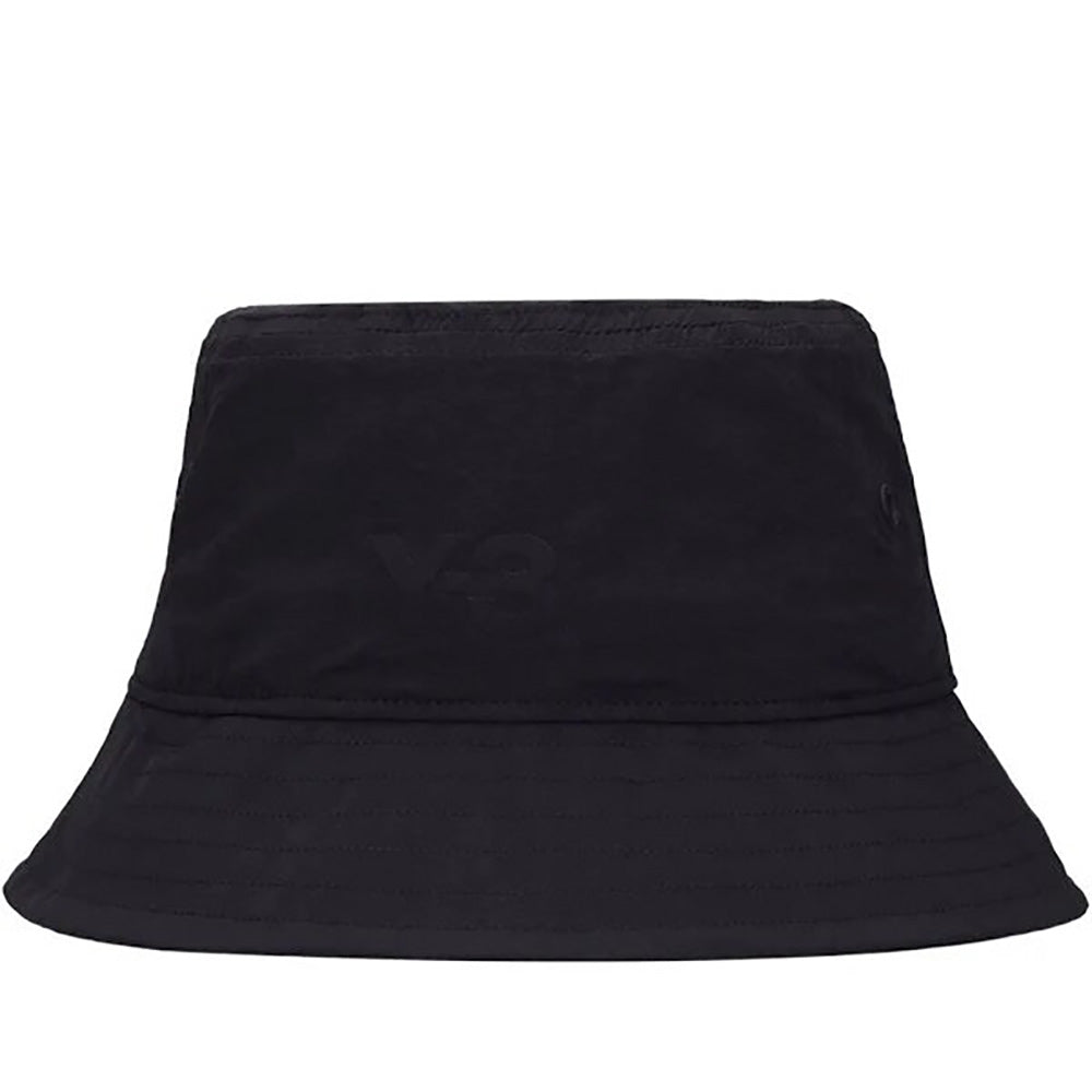 Y-3 Men's Nylon Logo Bucket Hat Black - ONE SIZE BLACK