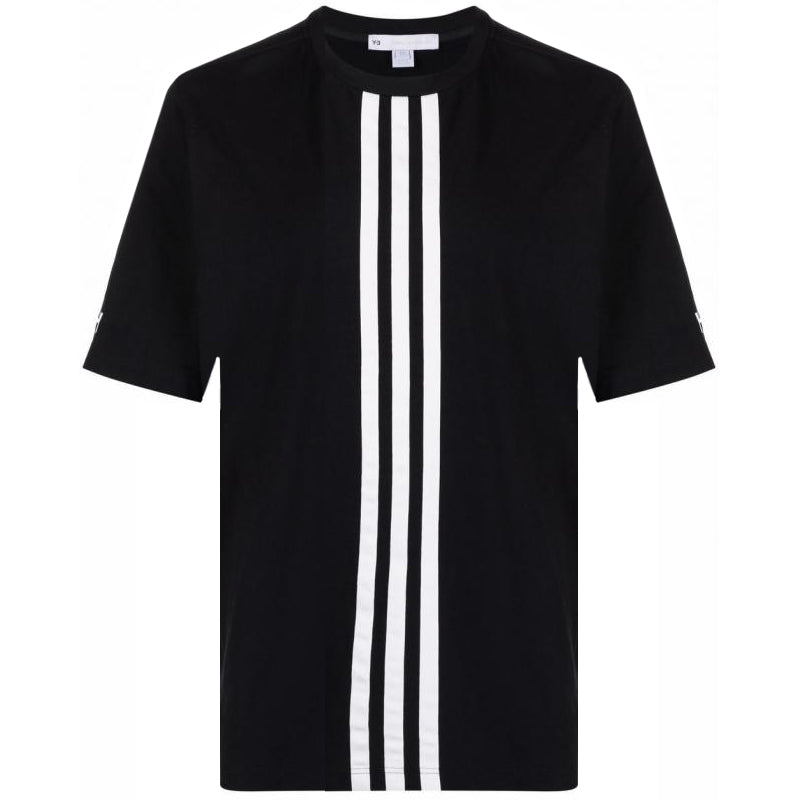 Y-3 Men's Centre Front Stripes T-Shirt Black - XS BLACK - 2023