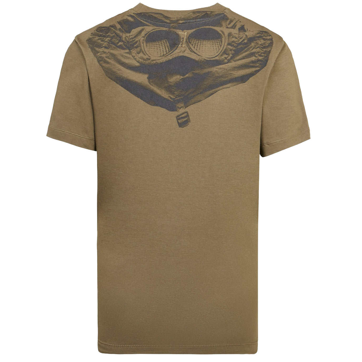 C.P. Company Boys Goggle Logo T-shirt Khaki Green 10Y