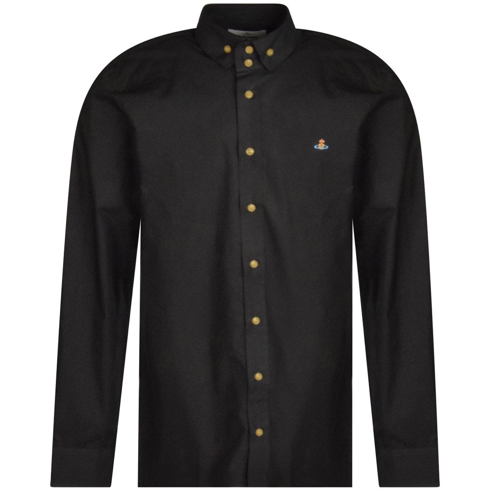 Vivienne Westwood Men's 2 Button Krall Shirt Black S