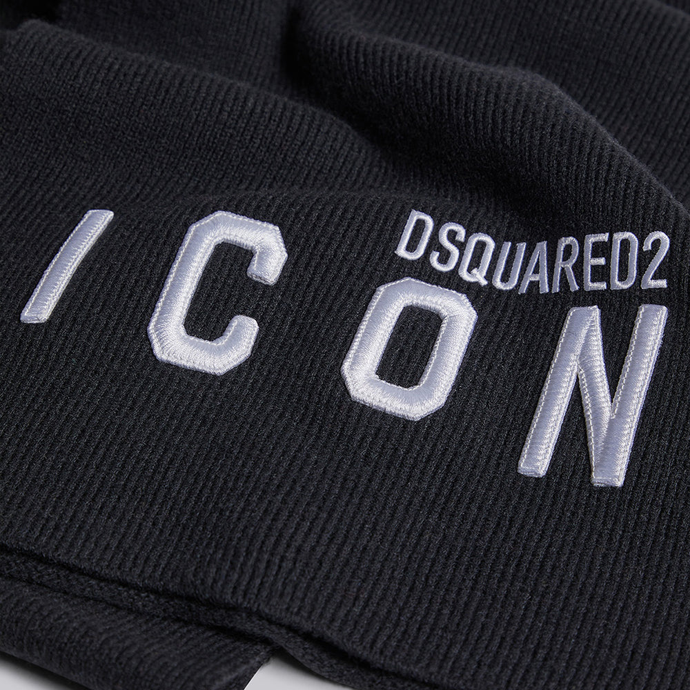 Dsquared2 Mens Icon Scarf Black ONE Size