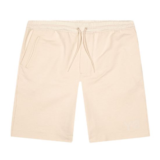 Y-3 Men's Logo Shorts Cream S