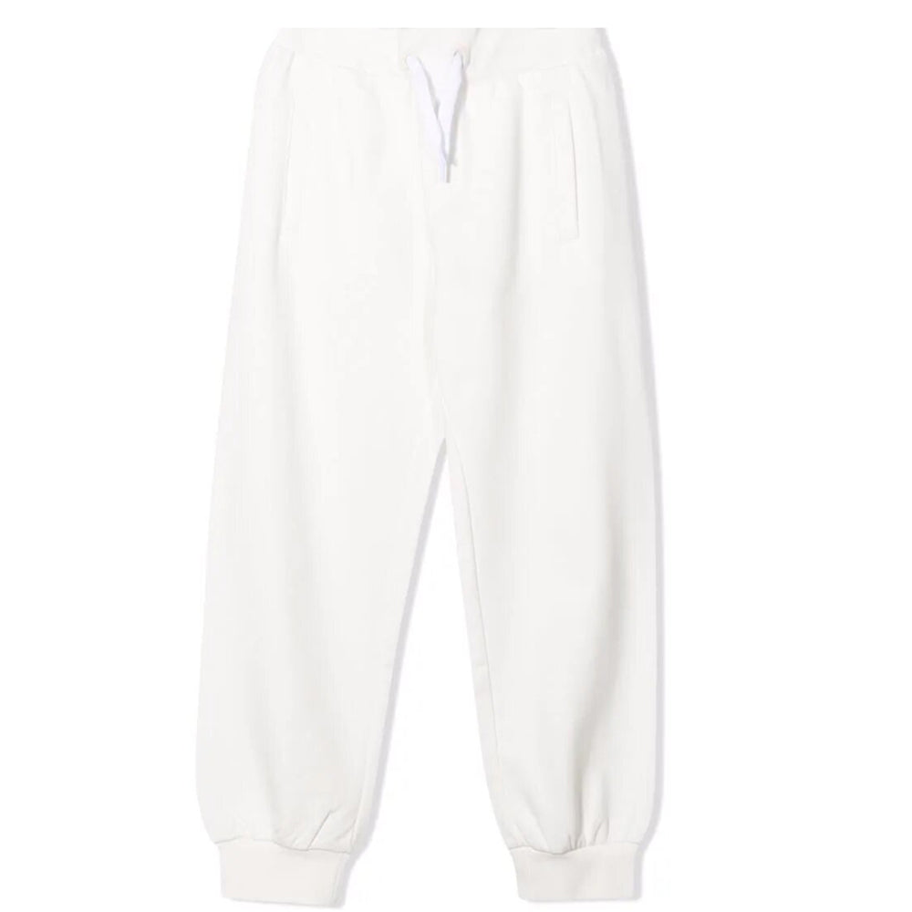 Fendi Boys Embossed Logo Joggers White 10A