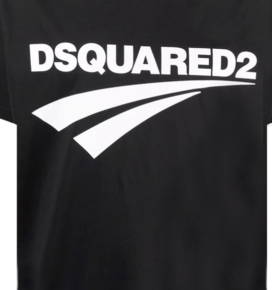 Dsquared2 Men's Logo Print Cotton T-shirt Black M