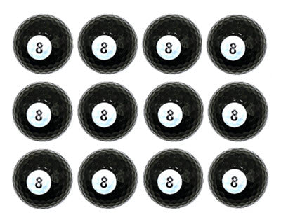 New Novelty 8 Ball Golf Balls