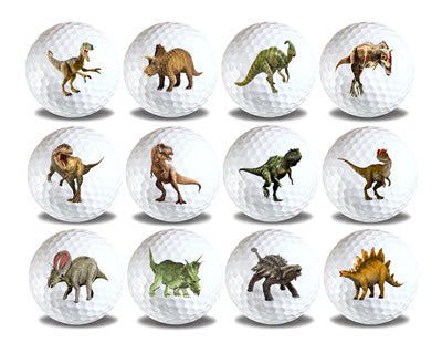 New Novelty Dinosaur Carnivores Golf Balls