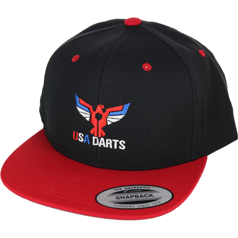 - Darts USA Snapback Hat 6089 Yupoong Black