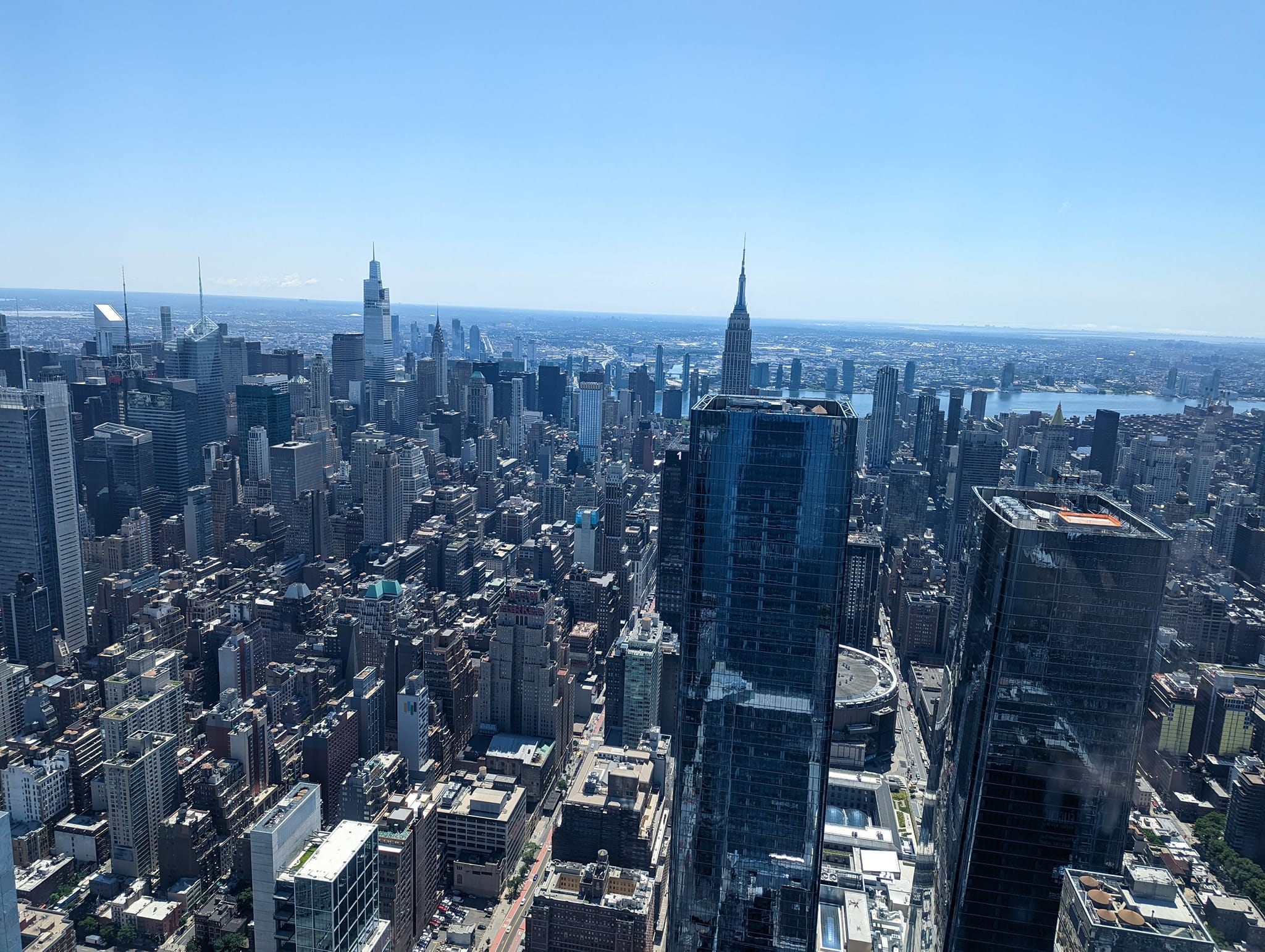 View of New York from Edge Observation Deck