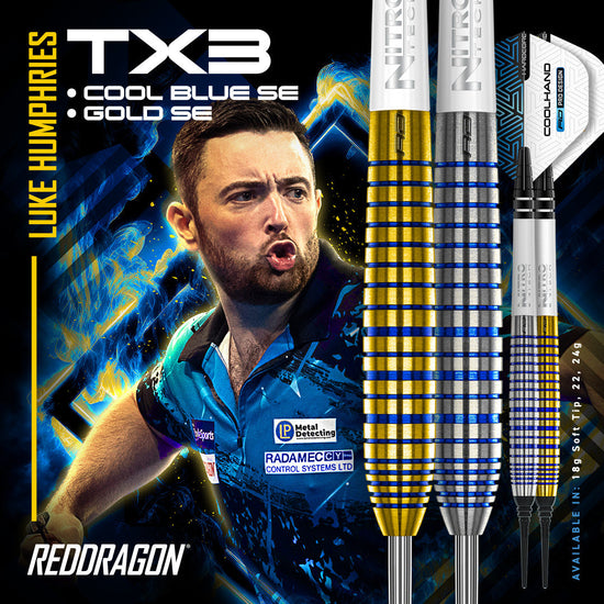 Luke Humphries TX3 darts range by Red Dragon blog thumbnail