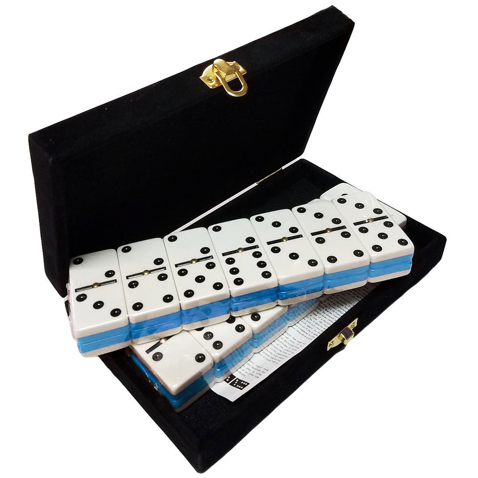 Double 6 Black Dot Dominoes - Professional Size, AreYouGame