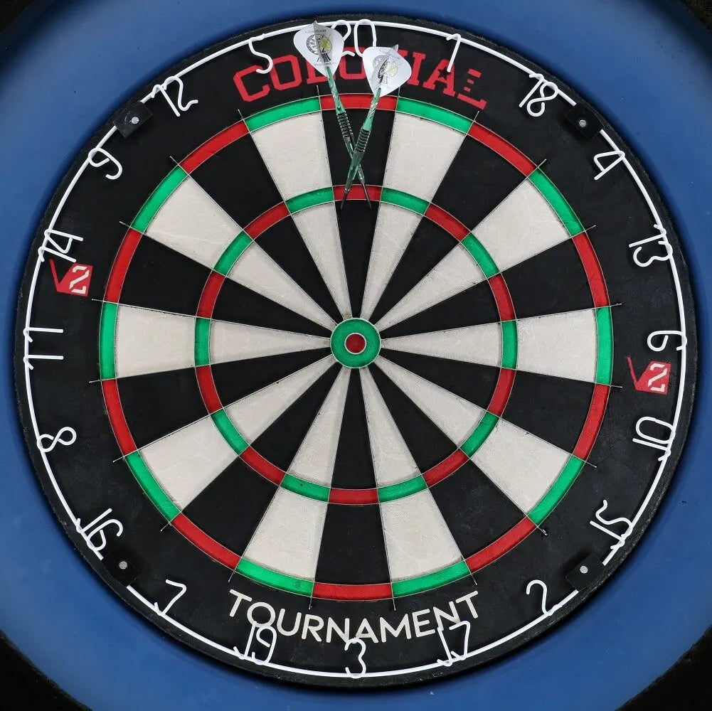 Two darts in T20 crossing over each other in an X shape.