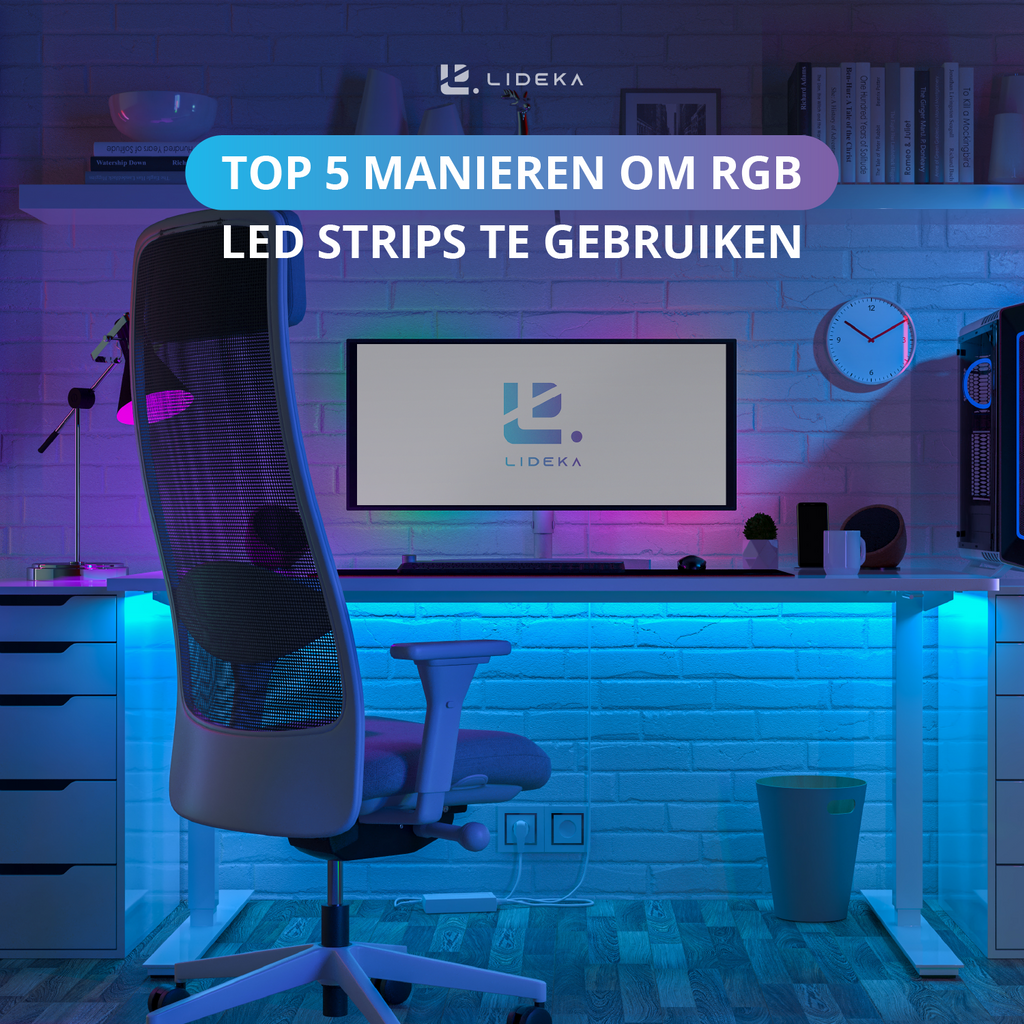 Top 5 manieren om RGB LED strips te gebruiken