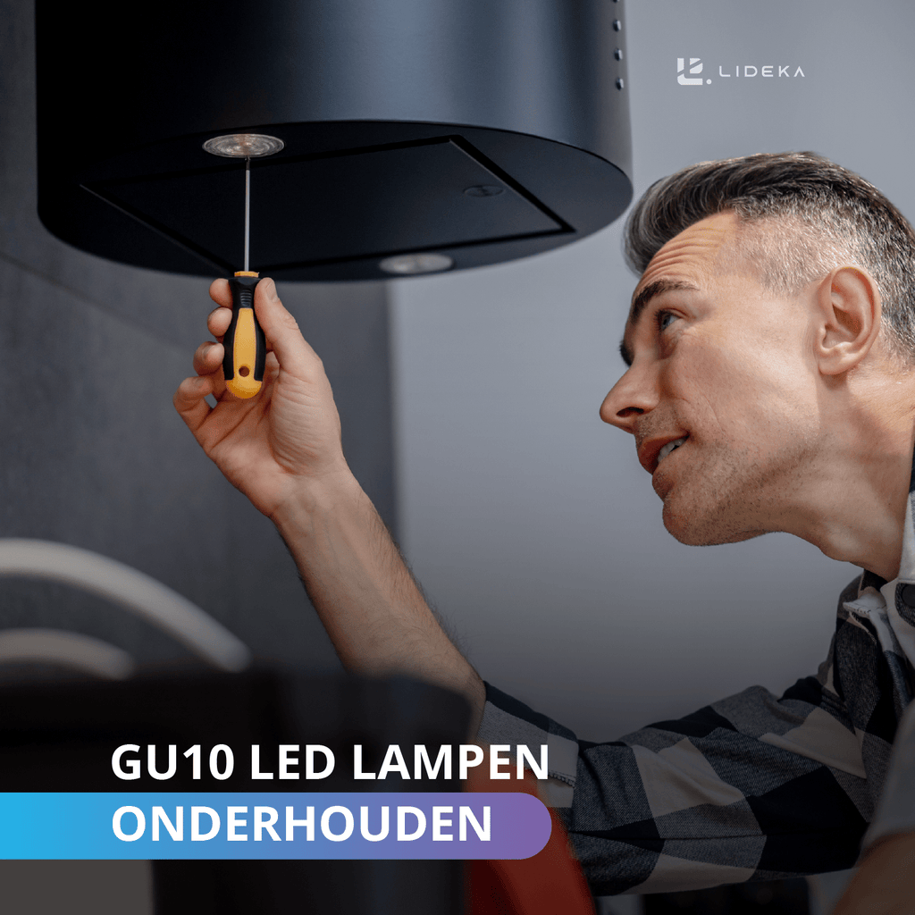 GU10 LED lampen onderhouden