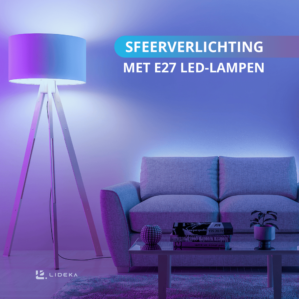 Sfeerverlichting met E27 LED-lampen