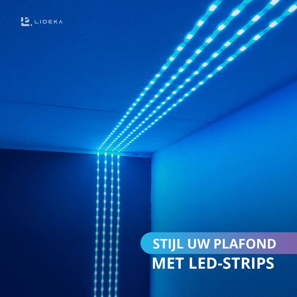 Stijl uw plafond met LED-strips