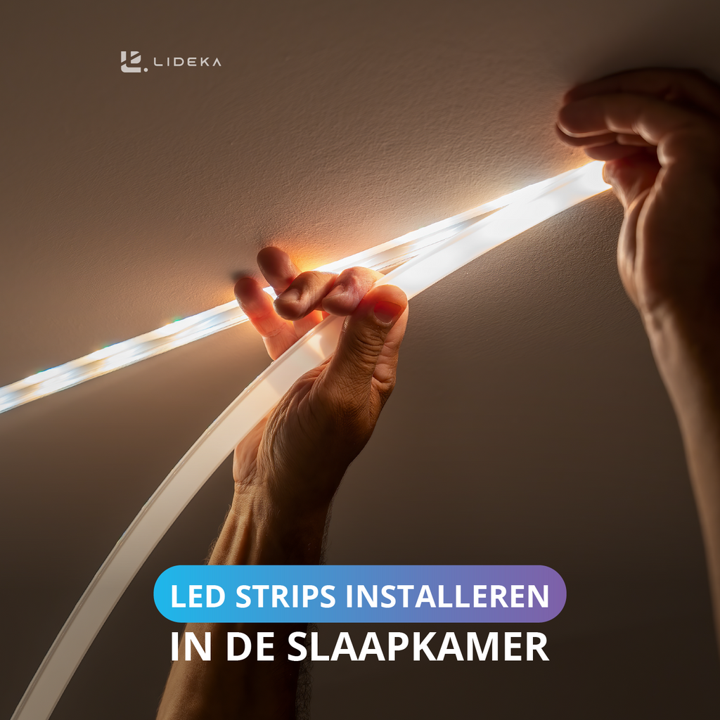 LED strip slaapkamer: DIY: LED strips installeren in de slaapkamer