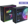 Lideka® - RGB LED strip met muziekbesturing - RGBIC 10M + RGB 5M Led pakketten Lideka Home   