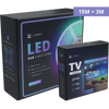 Lideka® - Led Light strip - With App - 15 Meter (2x7.5) + TV Strip 3M - RGB Led pakketten Lideka Home   