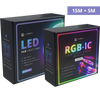 Lideka® - SMD 5050 RGB LED strip - 5M RGBIC + RGB 15M - IP65 - Led Verlichting Led pakketten Lideka Home   