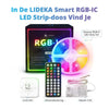 Lideka® - RGBIC LED strip 5 meter - Dream Color - Smart Lights RGB-IC led strips Lideka Home   