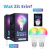 Lideka® Smart LED Lamp - E27 9W - RGBW - Dimbaar - Set van 2 LED Lampen Lideka Home   