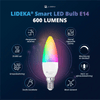 Lideka® Smart LED Lamp E14 6W - RGB + Wit Licht - Met App LED lampen Lideka Home   